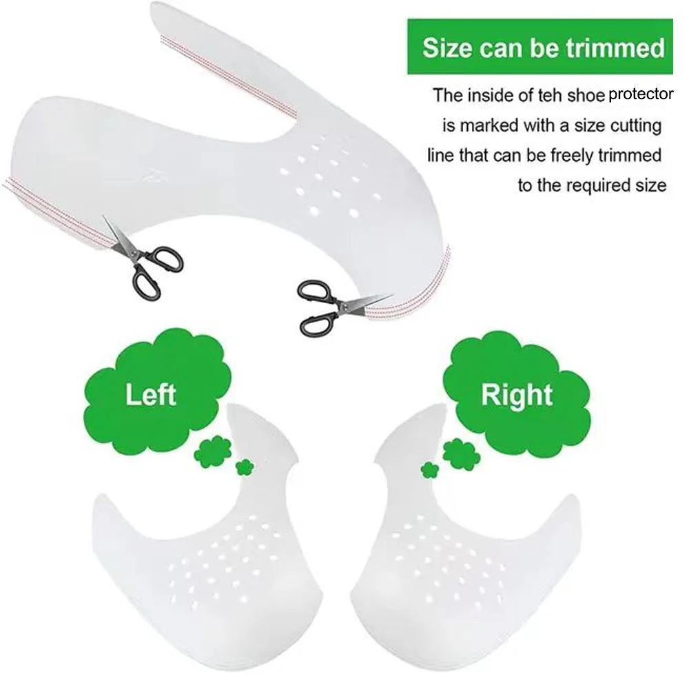5pairs Crease Protector Shoe H - Crease Protector Toe recension och pris