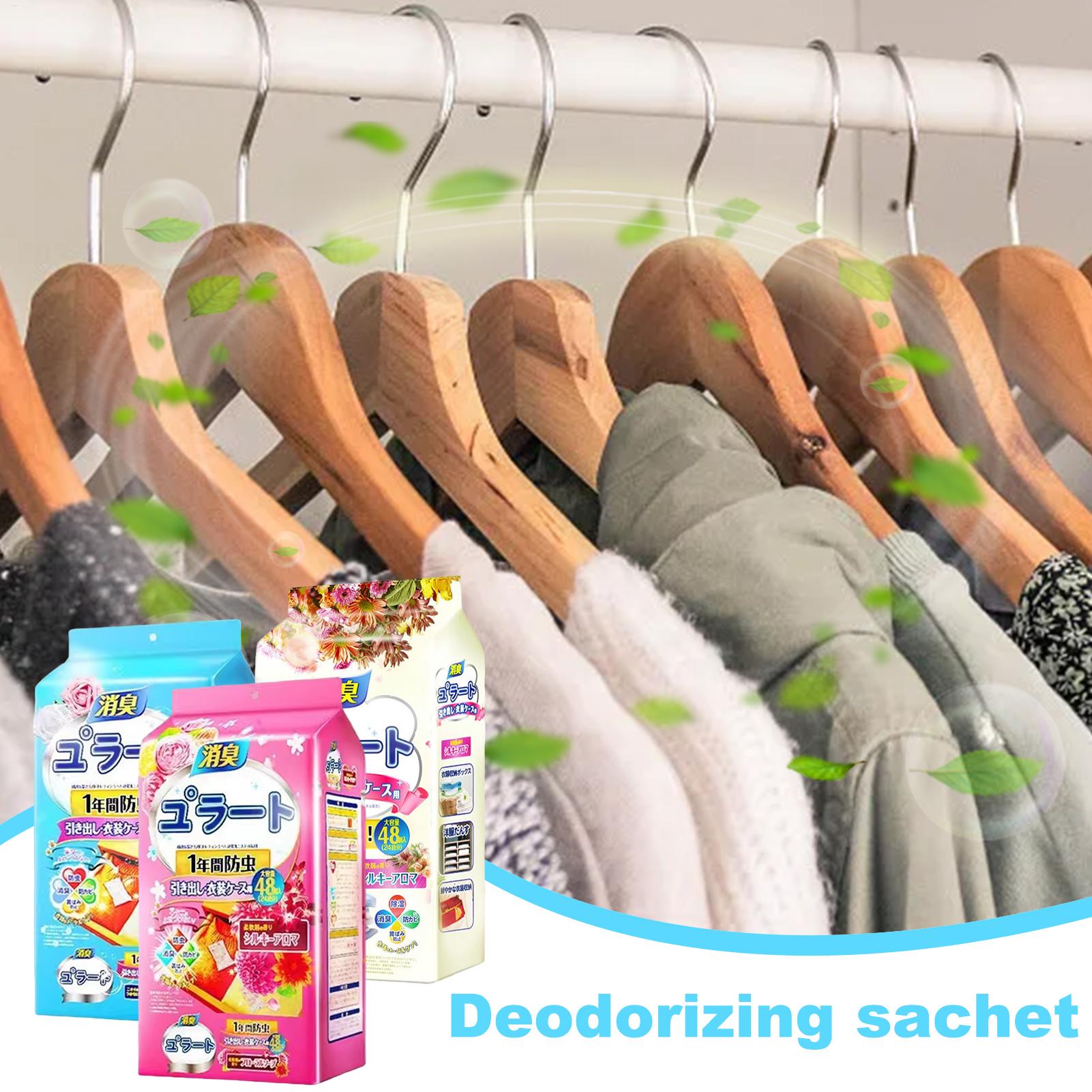 Closet Scent Bags 48pcs Insect - Shoe Deodorizer Ball recension och pris