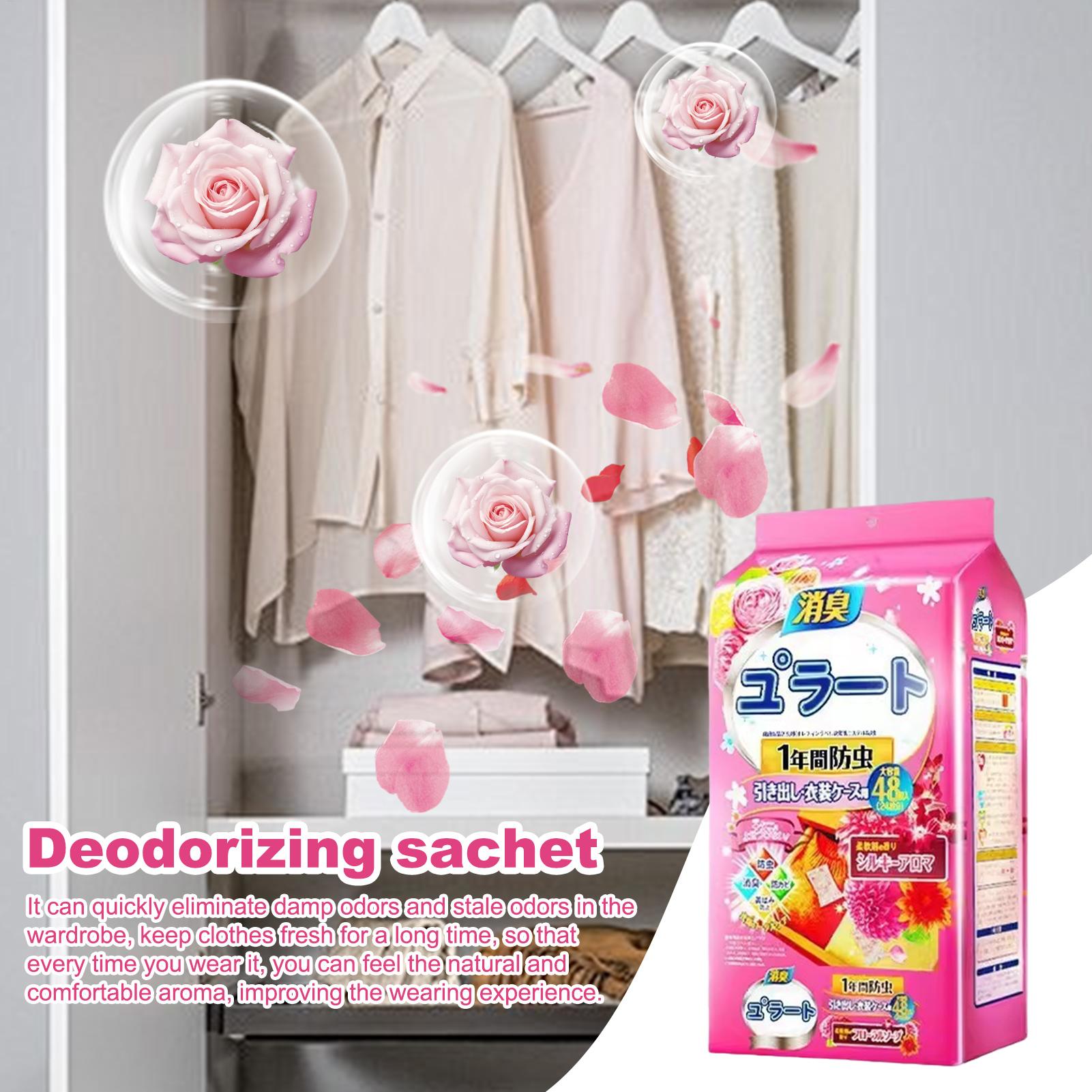 Closet Scent Bags 48pcs Insect - Shoe Deodorizer Ball recension och pris