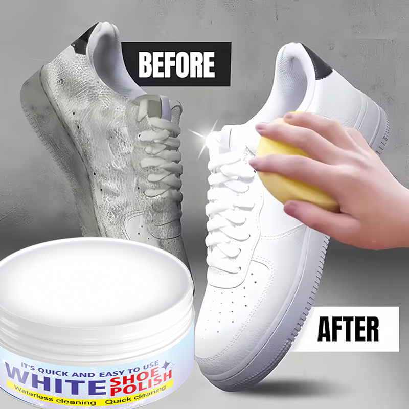 White Shoe Care Cream, Polishi - Sneaker Care Whitener recension och pris