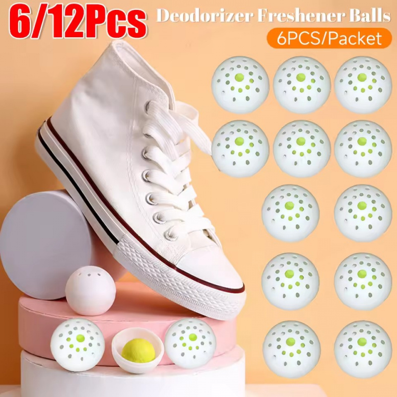 1-12Pcs Deodorizer Freshener B - Shoe Deodorizer Ball recension och pris